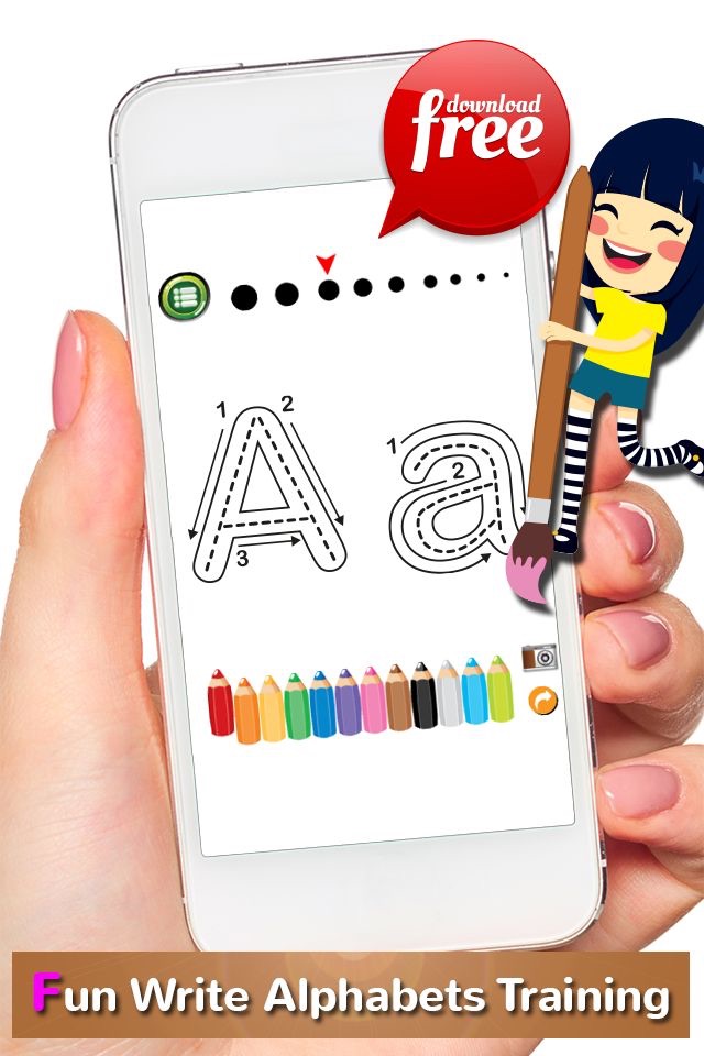 ABC Alphabets Tracer Coloring Book: Preschool Kids Easy Learn To Write ABCs Letters! screenshot 2