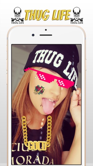Thug Life Photo Sticker Maker - Photo Editor with ThugLife S(圖4)-速報App