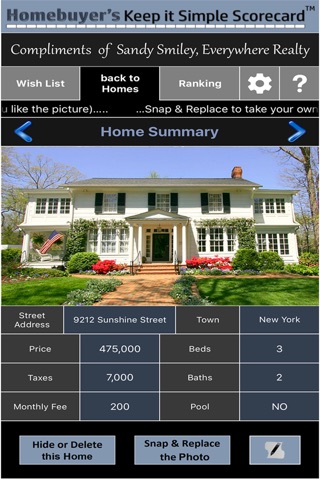 Homebuyer's Scorecard screenshot 3