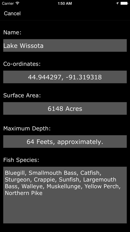 Wisconsin Lakes & Fishes