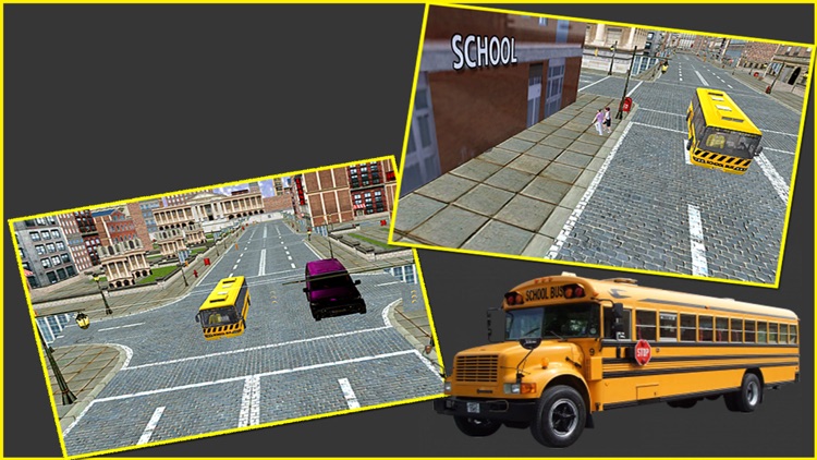 School Bus Driver Sim 3D 2016 screenshot-3