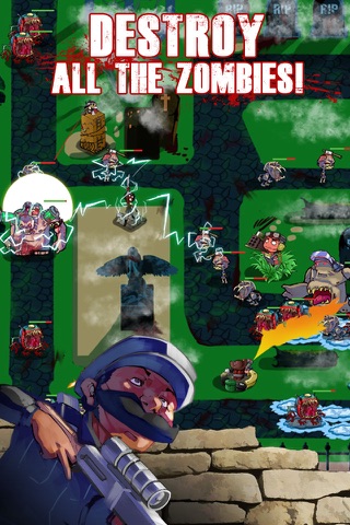 FREE Zombie Shooting Games Alien Creeps TD Battle Run Zombie Tower Defense 2 Best Top Fun Games 2016 screenshot 4