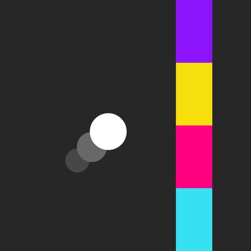 Dot Happy Color Cross The Line Icon