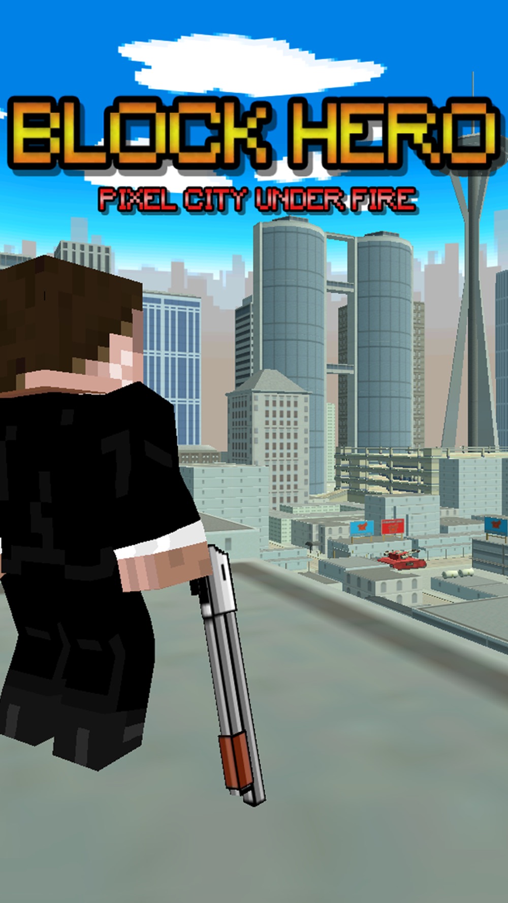 Block Hero – Pixel City Under Fire