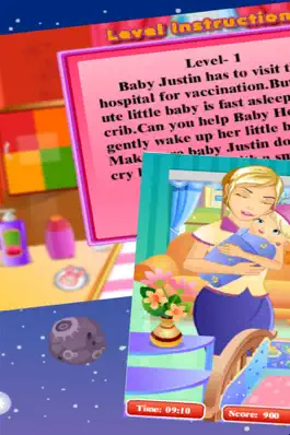Game screenshot A sleeping baby bath:My New Baby Care Games mod apk