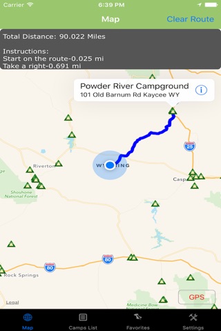 Wyoming – Camping & RV spots screenshot 2
