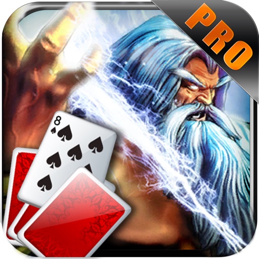 Zeus Solitaire Pyramid Playing Cards Live Pro iOS App