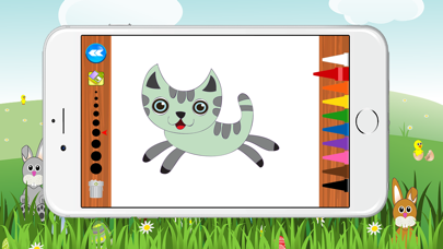 How to cancel & delete Cats Worlds Coloring Book for Preschool Game from iphone & ipad 3