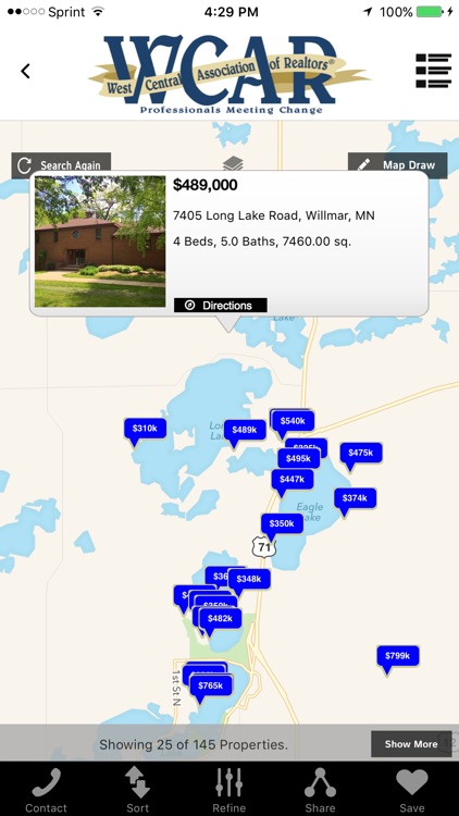 WCAR Homes For Sale