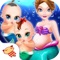 Princess Mermaid Family - Mommy Makeup Salon/Lovely Baby Care