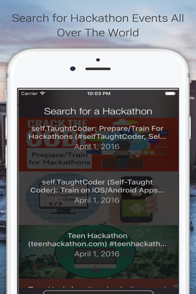Hackathons - Search Local and Global Hackathons screenshot 2