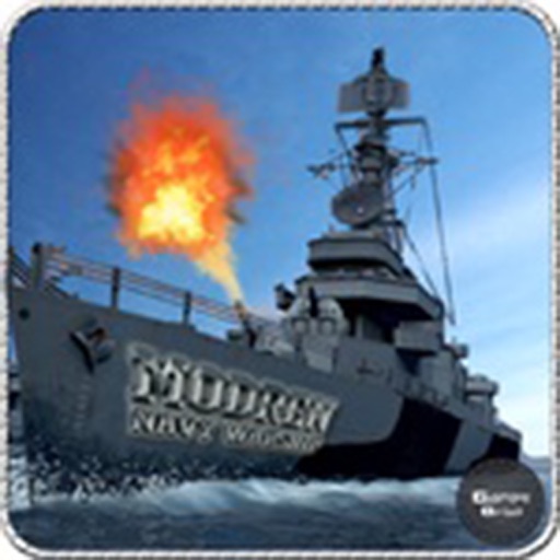 Modern Navy Warship: World War Battle Icon