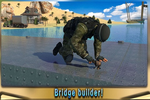 Army Bridge Building: A Realistic Driving and Parking Construction Operator screenshot 4