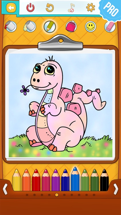 Dinosaur Coloring Pages PRO: Animal Coloring Book for Kids