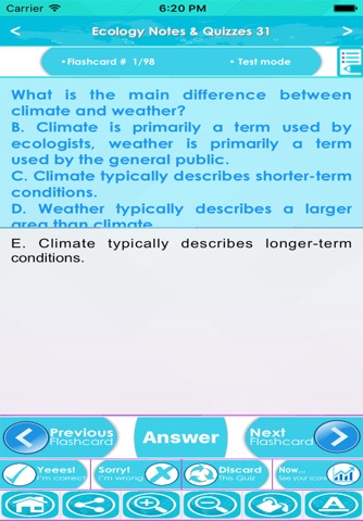 Ecology Exam Review flashcard : 3500 Study Notes, Quiz & Concepts Explained screenshot 2