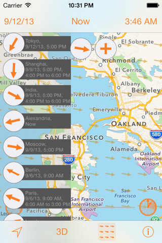 SunshineMap: Day, Night and Sunshine At A Glance screenshot 3