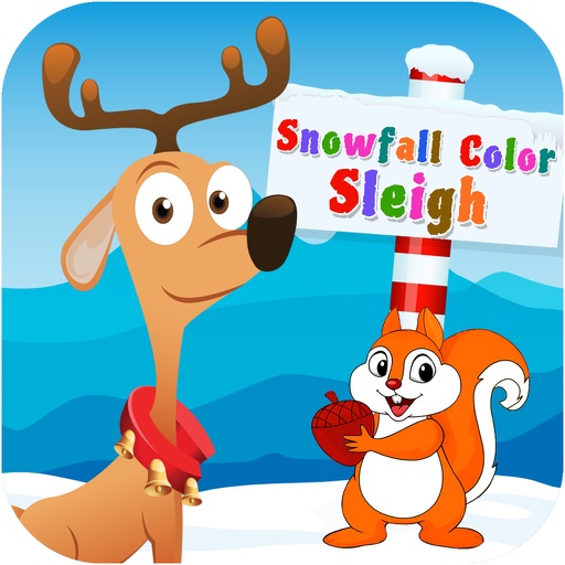 Snowfall Colors Sleigh iOS App