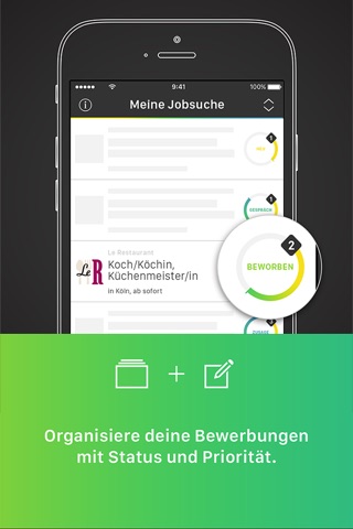 Meine Jobsuche – Merke dir Jobs aus jeder Jobbörse screenshot 2