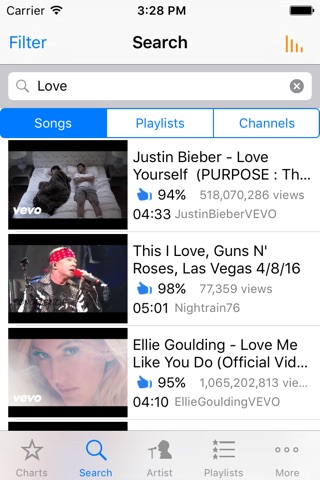 Mu Tube--Music Video Player for Youtube  & Playlist manager screenshot 4