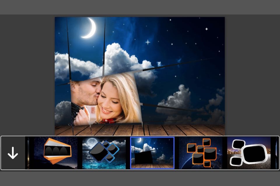 3D Night Photo Frame - Amazing Picture Frames & Photo Editor screenshot 3