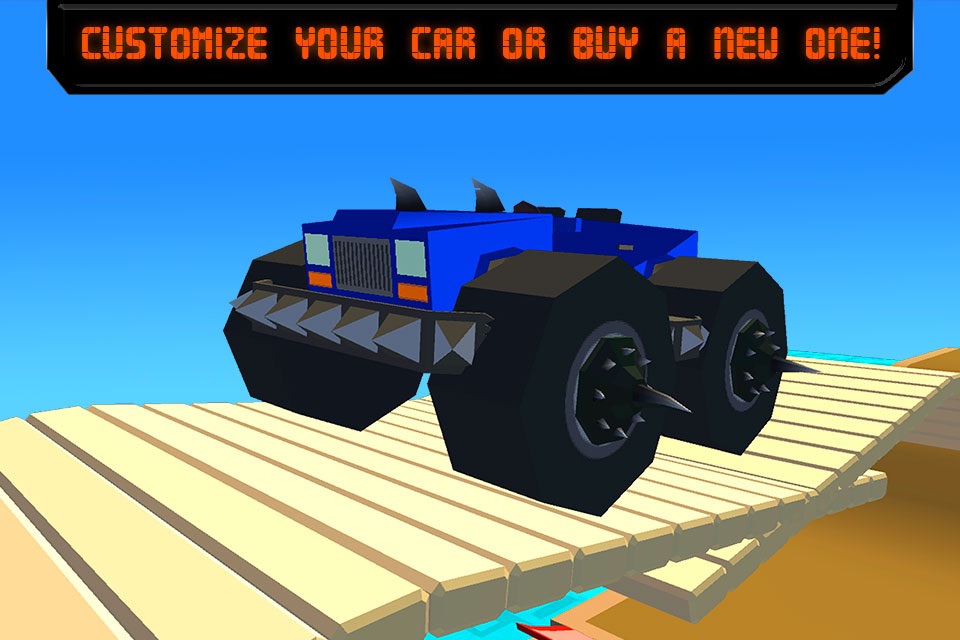 Pixel Car Fighting Arena 3D screenshot 4