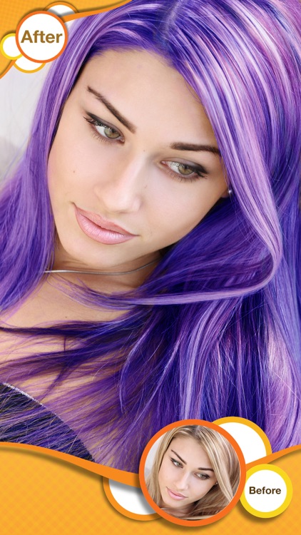 Hair Color Style Changer - Hair Recolor Effects Salon screenshot-4
