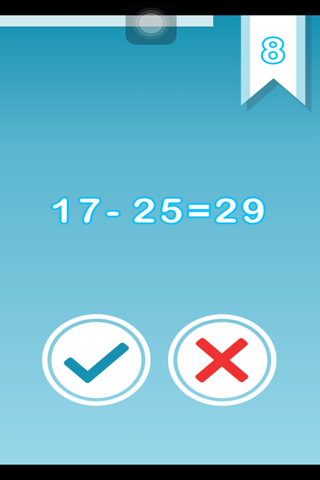 算术对错-一款考验儿童心算能力的数学游戏 screenshot 2