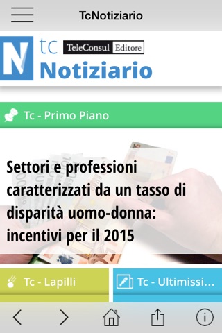 TcNotiziario Mobile screenshot 2