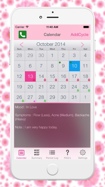 Menstrual Period Tracker Lite - Fertility & Ovulation Tracker and Period Calendar
