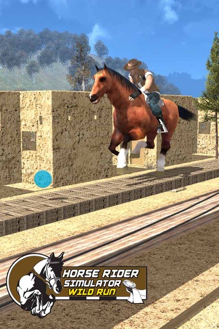 Horse rider simulator wild run screenshot 4