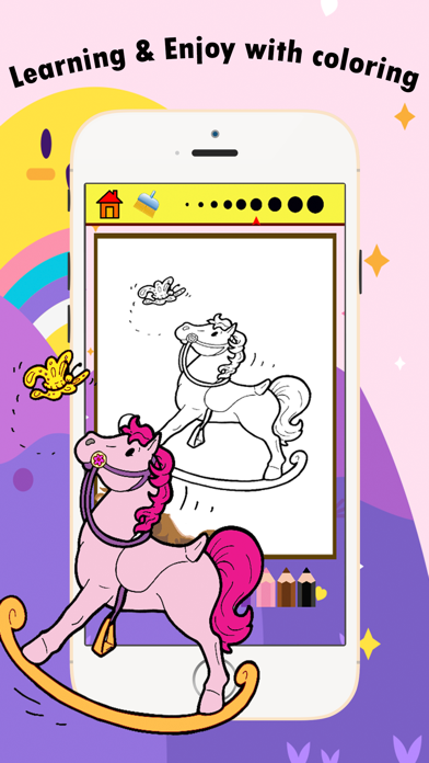 How to cancel & delete My Pony Coloring Book for children age 1-10: Games free for Learn to use finger while coloring with each coloring pages from iphone & ipad 3