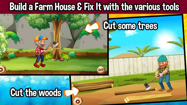 Farm House Builder - Build a Village Farm Town!(圖2)-速報App