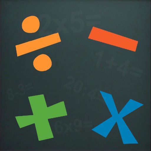 Mathematics 1-100 + - *: Icon