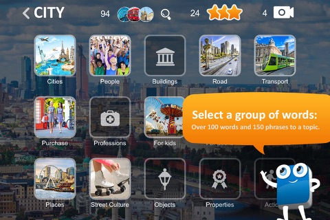 CITY Vocaboo English for kids screenshot 2