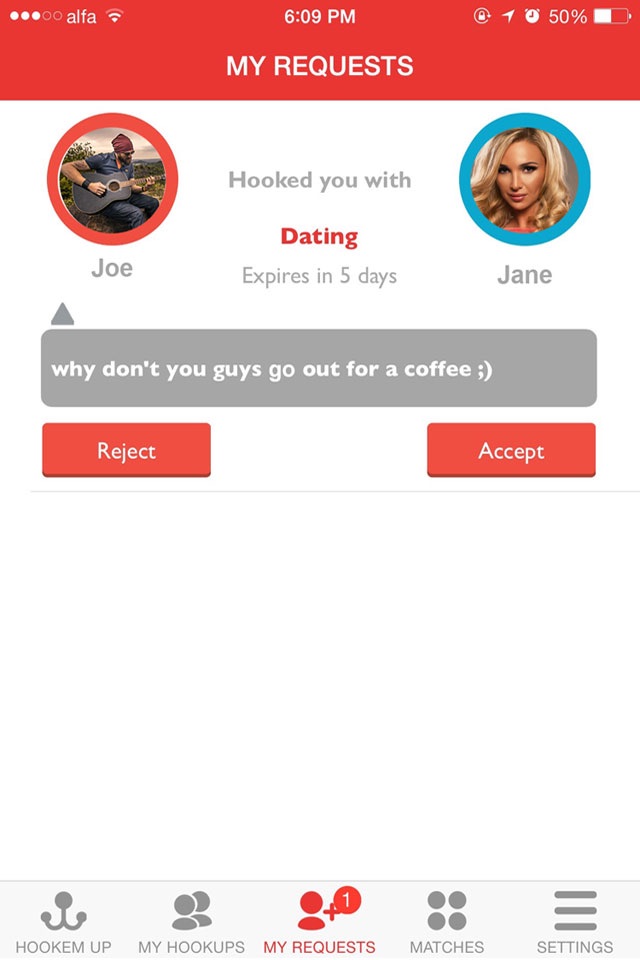 Hookem app : Hookup your friends screenshot 3