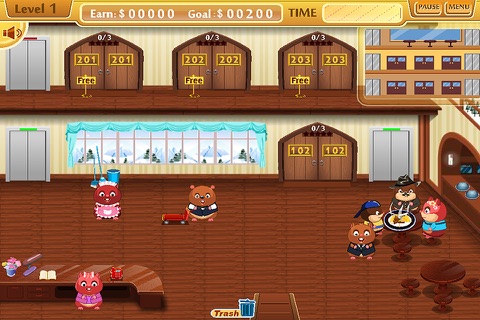 Hamster Hotel Dash-Cute Hamsters Resort Simulation Game screenshot 3