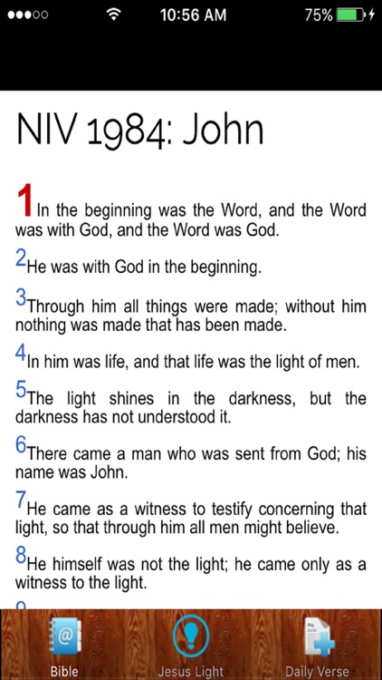 Bible NIV 1984 Version