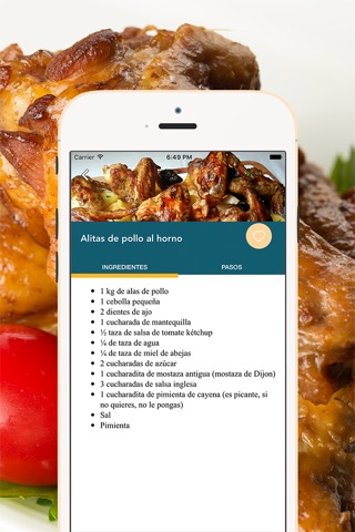 Recetas de Pollo screenshot 2