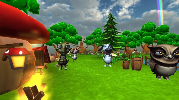 VR Talking Cat & Dog Park: Real 3D Game