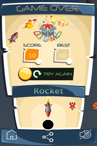 Rocket Drop-The color switch reverse One Tap game screenshot 4