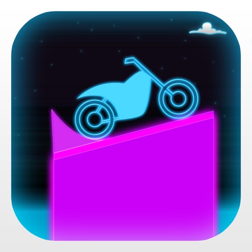 Big Bang Racing on Neon bike for CSR Hill Climb - A extreme mayhem mountain freestyle bike race free by top highway rider