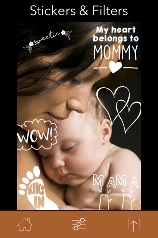 470 Stickers & Filters | Pregnancy & Baby milestone photos screenshot 4