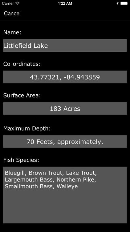 Michigan: Lakes and Fishes