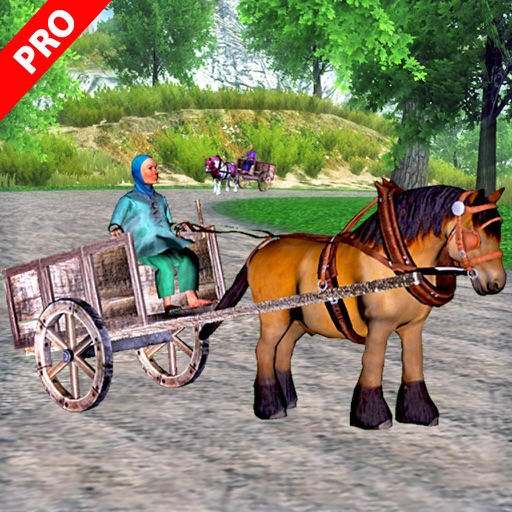 Real Horse Racing: Cart Riding Pro icon