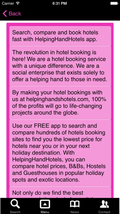 Helping Hand Hotels