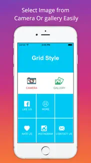 grid style for instagram - instagrid post banner sized full size big tiles for ig iphone screenshot 1