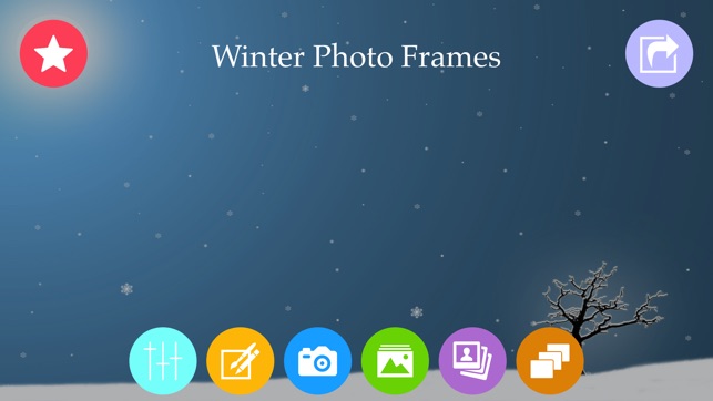 Winter Photo Frames & Photo Editor