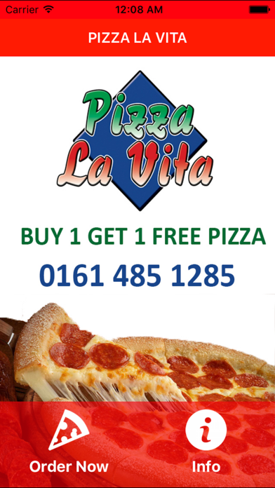 How to cancel & delete Pizza La Vita, Cheadle Hulme from iphone & ipad 1