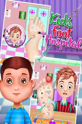 Kids Foot Hospital : Surgery games for kids : Doctor Games screenshot 2