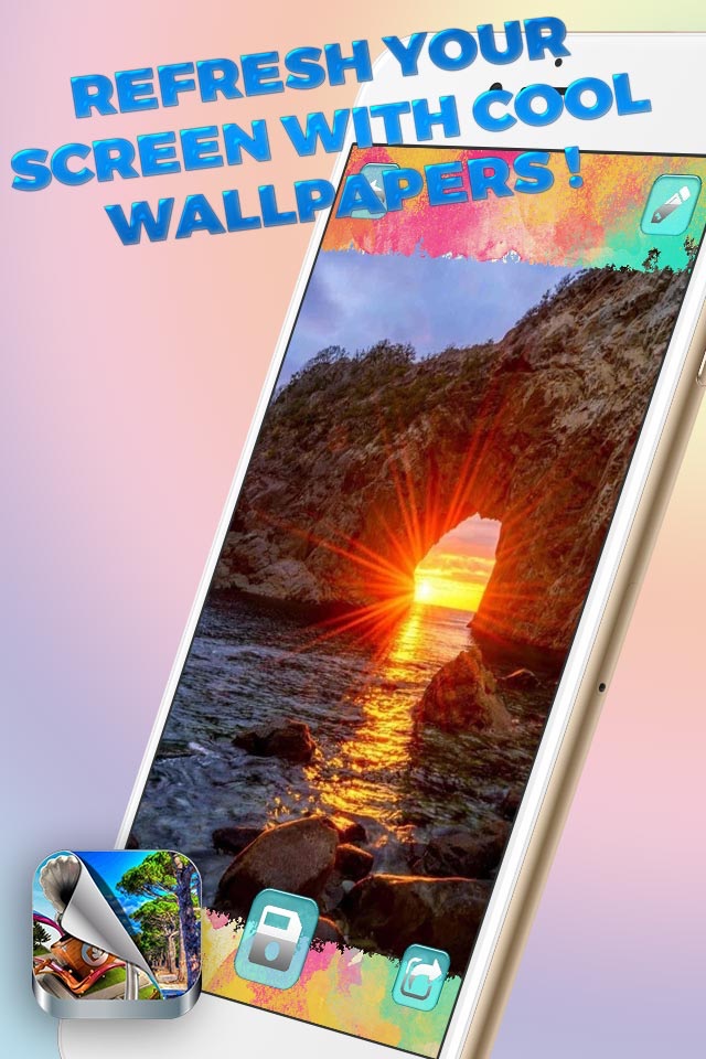 Cool Wallpapers – Best Free Backgrounds and Custom Theme.s for Home & Lock Screen screenshot 4